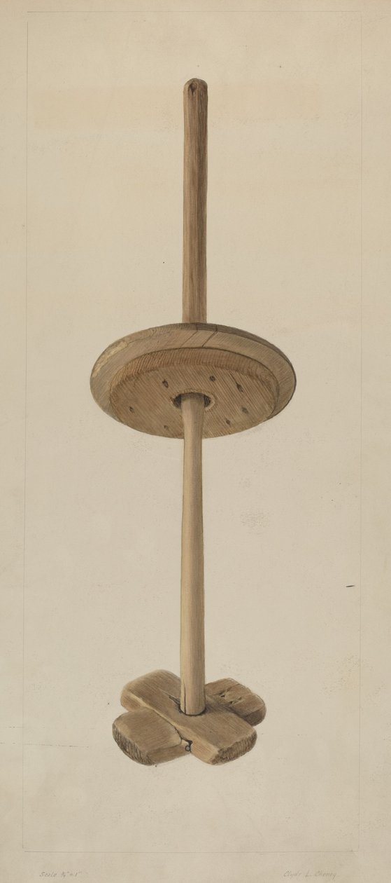 Dasher for Butter Churn by Clyde L. Cheney