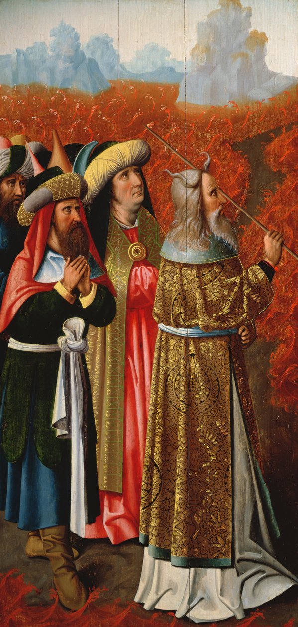 Moses Parting the Waters of the Red Sea by Colijn de Coter