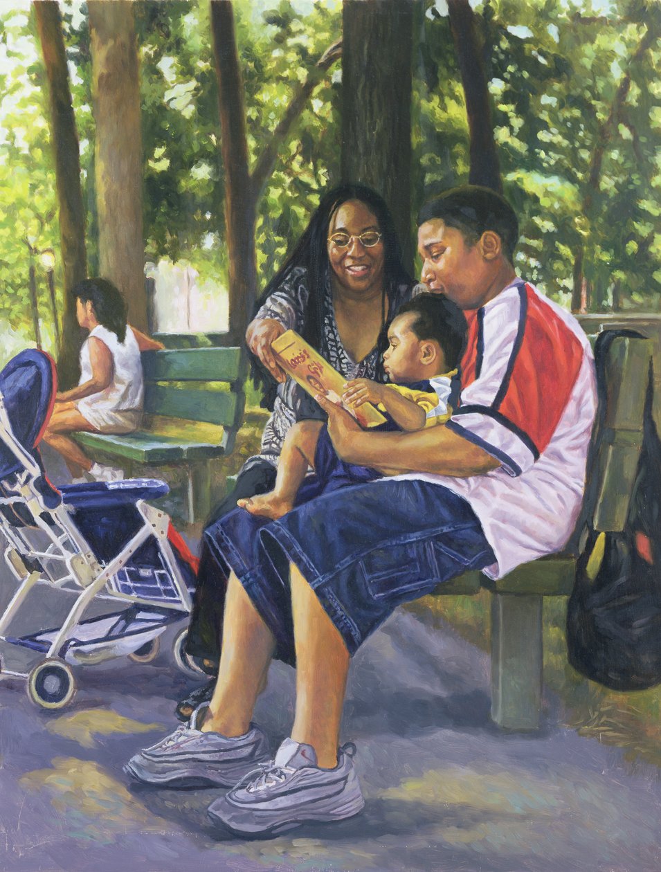 Family in the Park by Colin Bootman