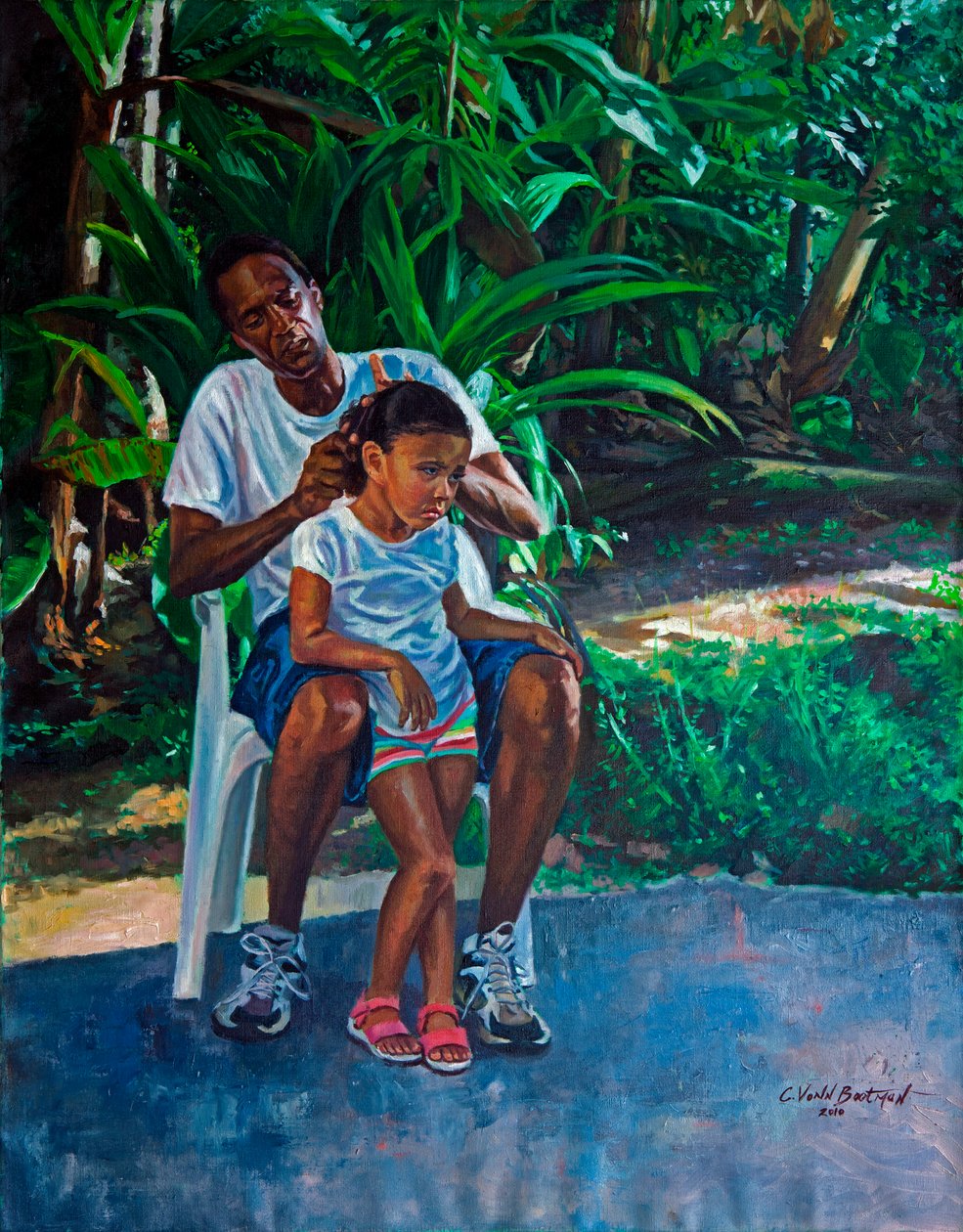 Grandfather and Child by Colin Bootman