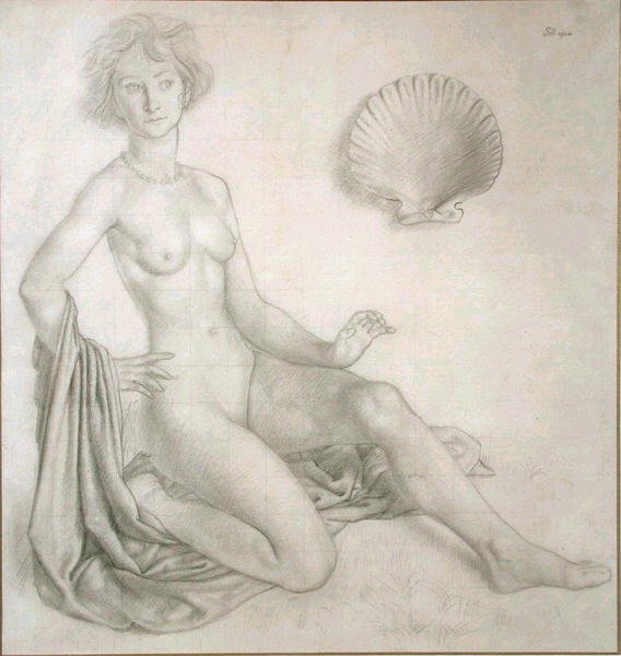 Study for Venus & Cupid by Colin Unwin Gill