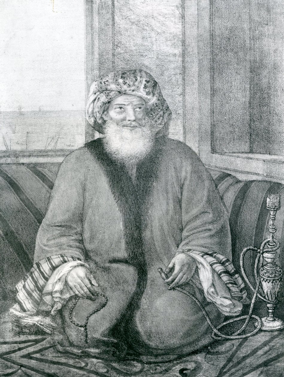 Muhammad Ali Pasha of Egypt (1769-1849), 1818 by Comte de Forbin