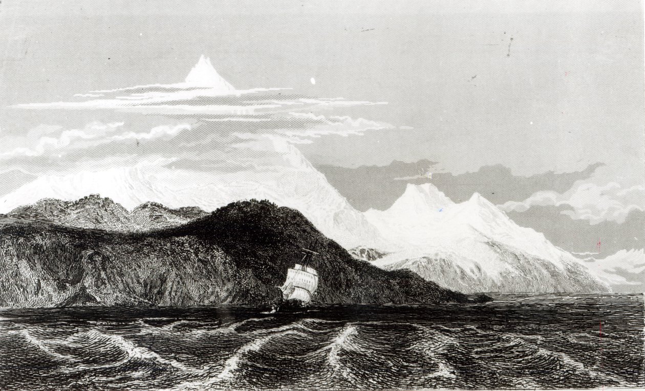 Mount Sarmiento by Conrad Martens