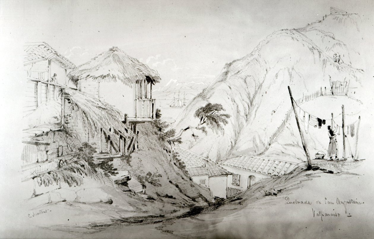 View of Valparaiso by Conrad Martens