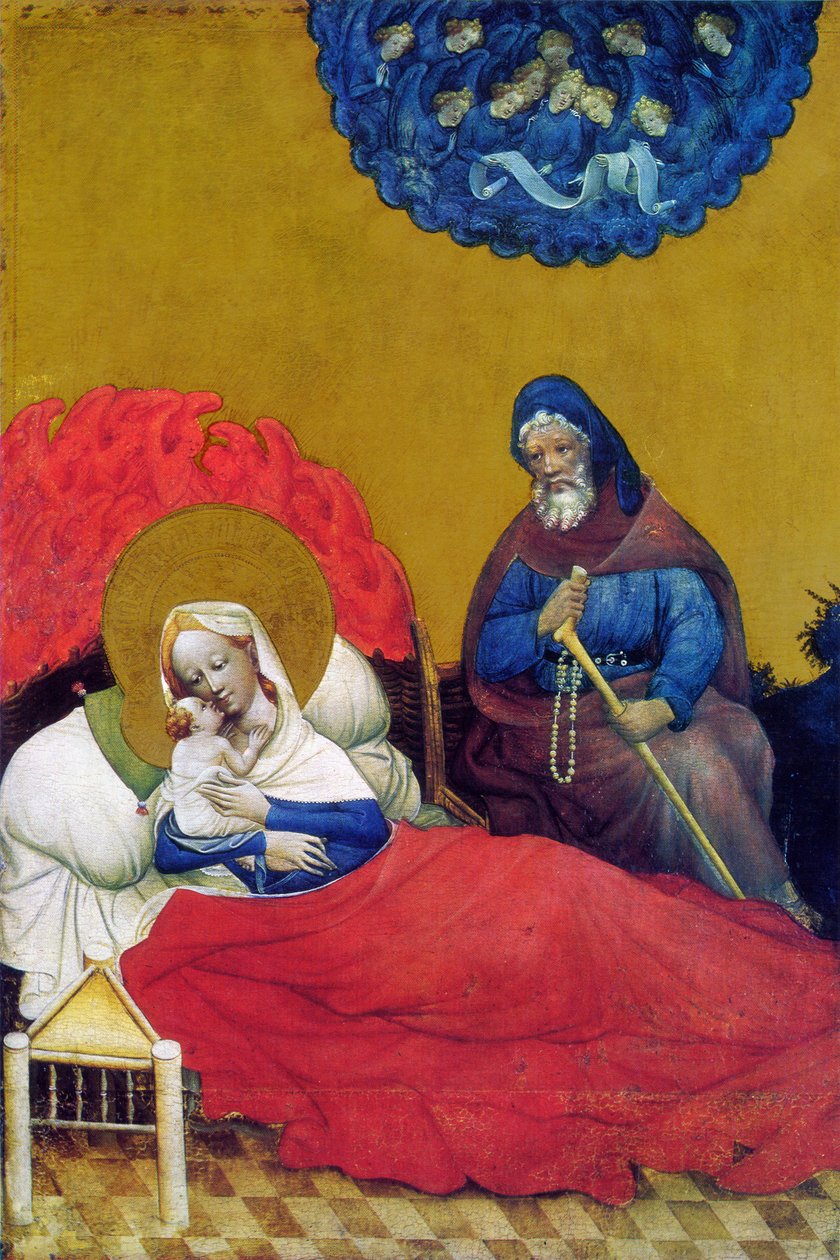 Marienalter - Left Panel by Conrad von Soest