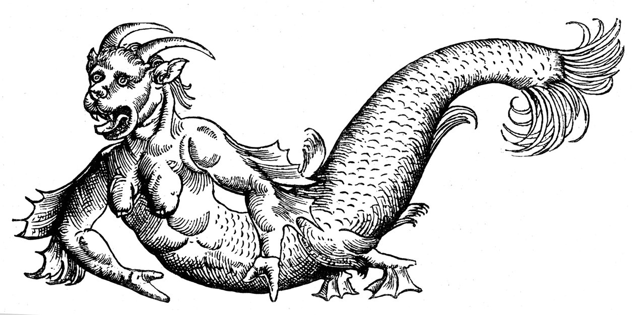 Devil of the seas by Conrad (after) Gesner