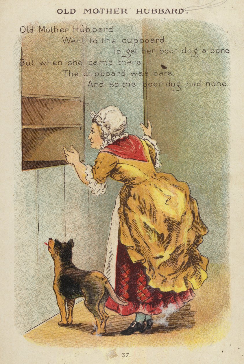 Nursery Rhyme: Old Mother Hubbard by Constance Haslewood