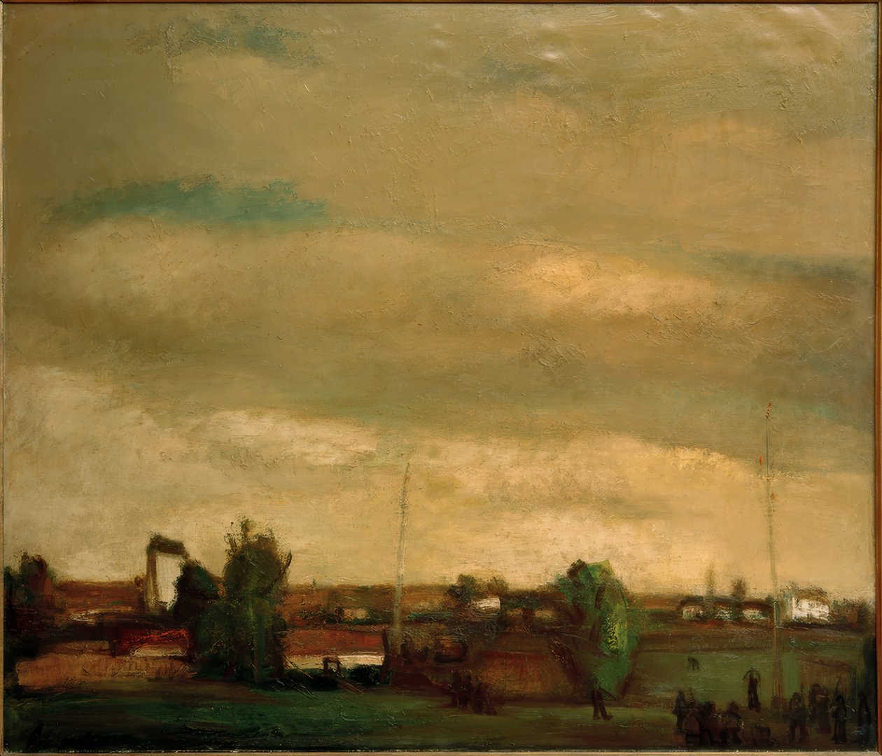 Village and Archery by Constant Permeke