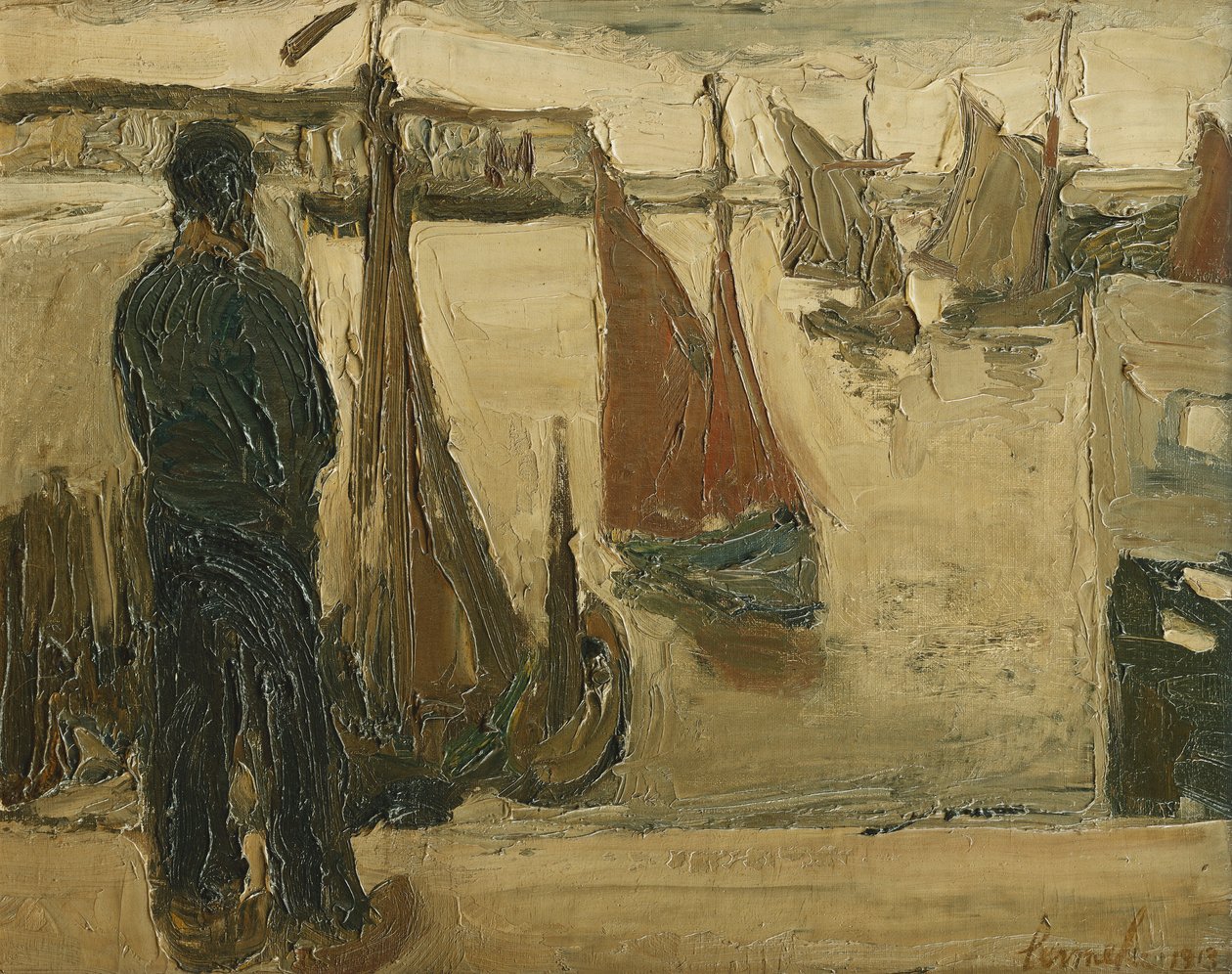 The Port of Ostend by Constant Permeke