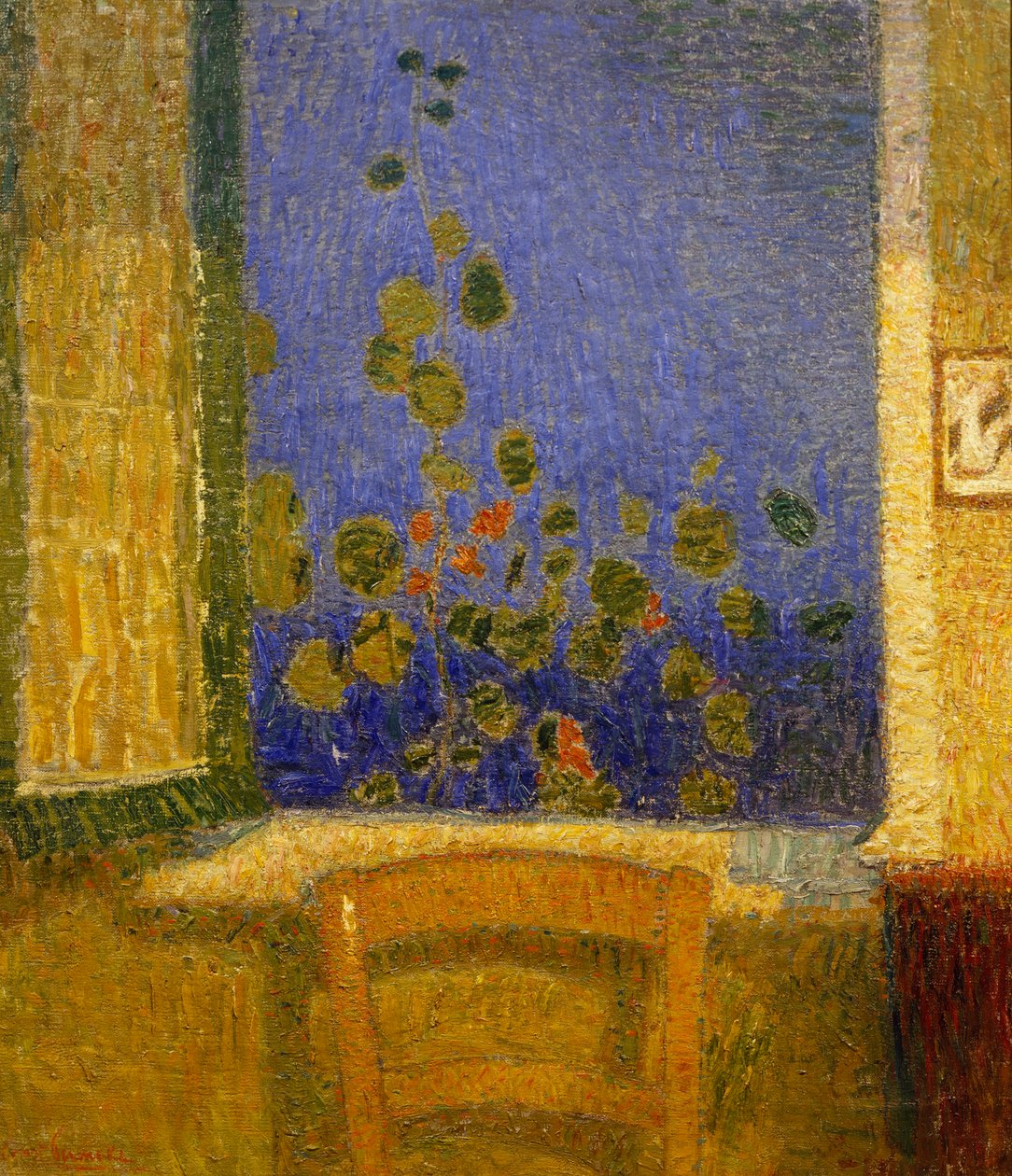 My window at dusk by Constant Permeke
