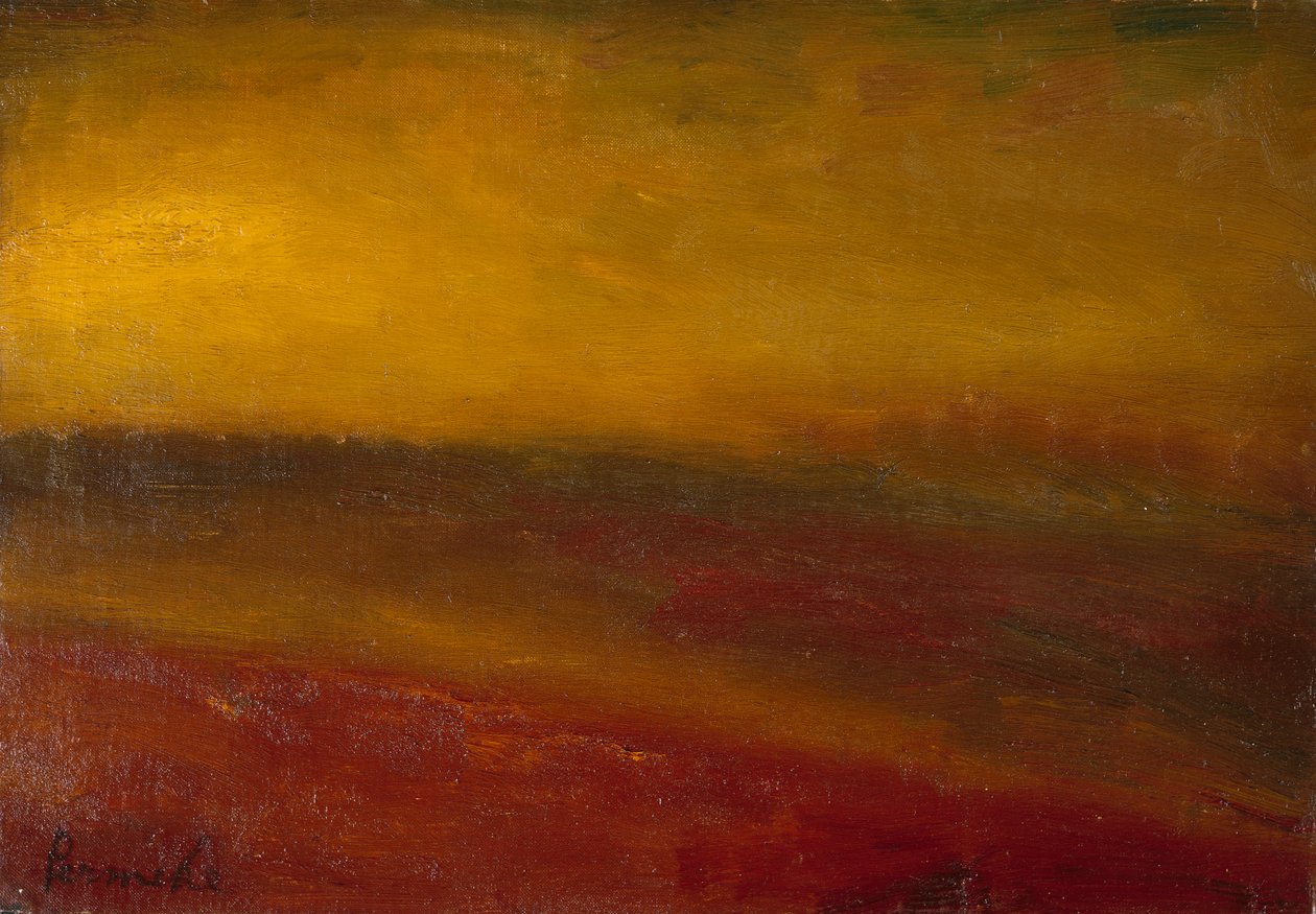 Sunset Landscape by Constant Permeke