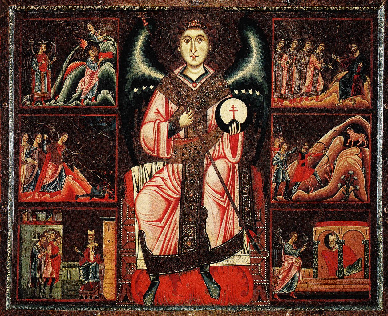 St Michael and His Legend by Coppo di Marcovaldo