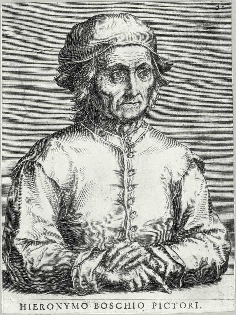 Portrait of Hieronymus Bosch by Cornelis Cort
