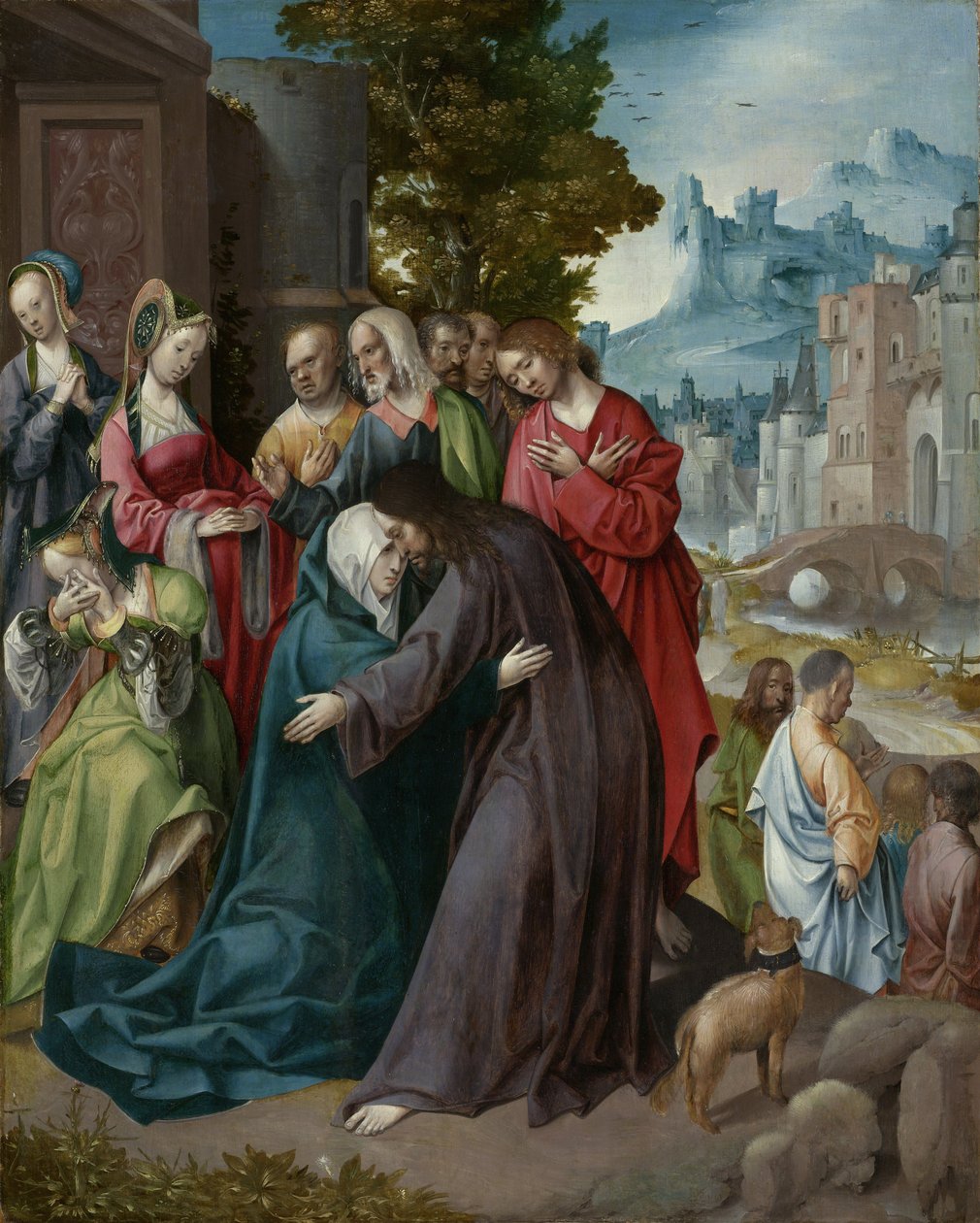 Christ Taking Leave of His Mother by Cornelis Engebrechtsz