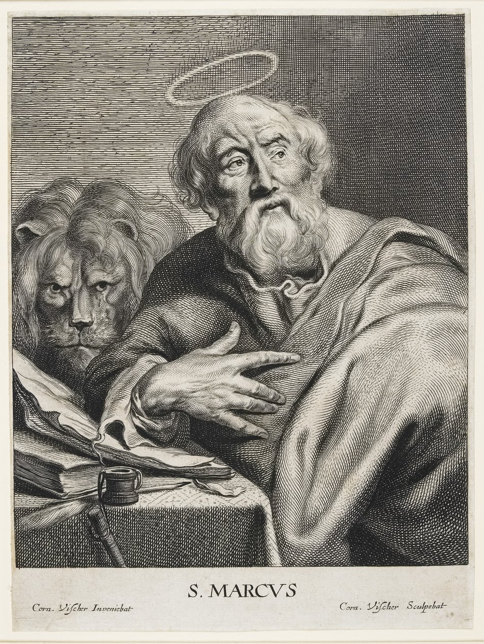 St. Mark by Cornelis Visscher