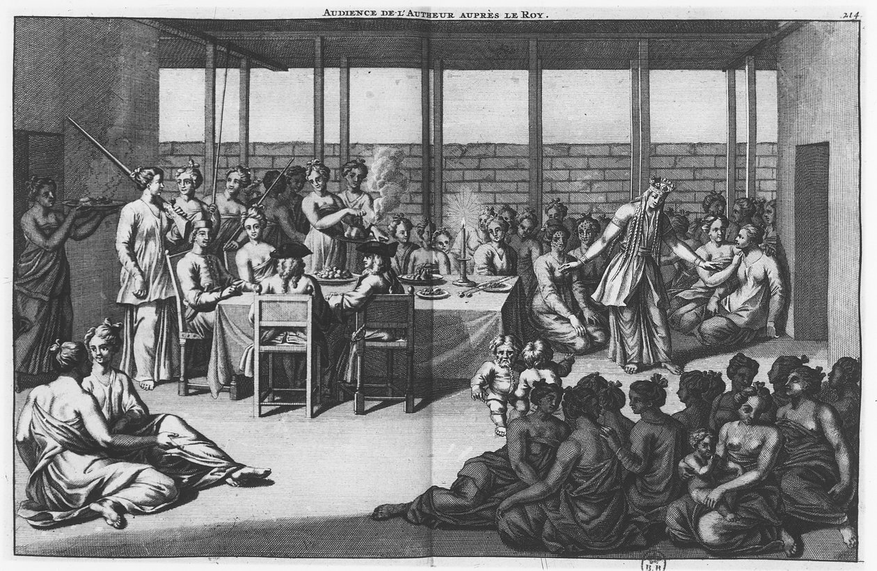 Audience given by the Sultan of Bantam to Cornelis de Bruijn by Cornelis de Bruyn