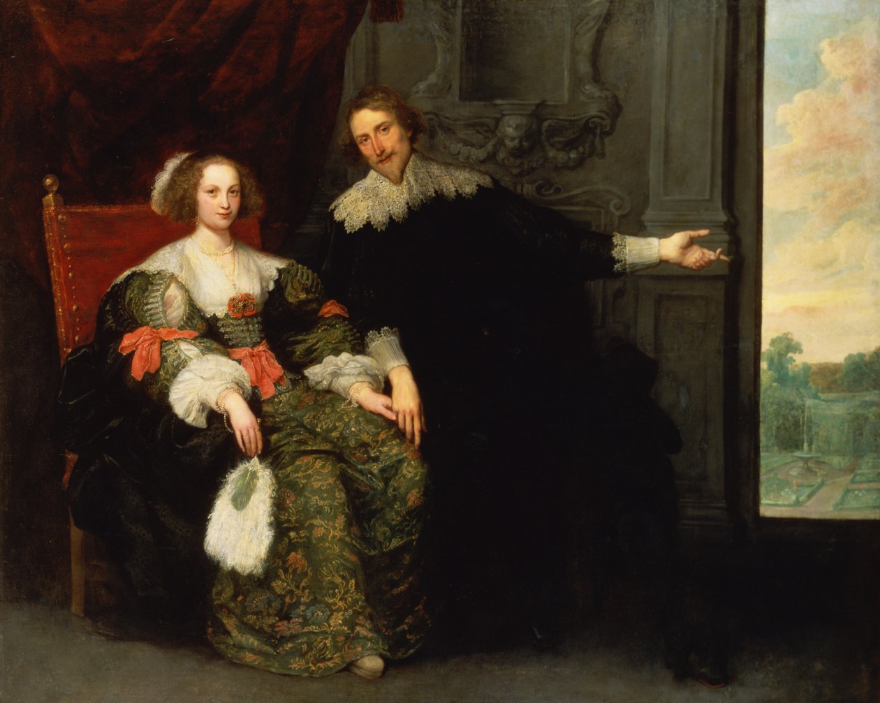 Portrait of a Man and His Wife by Cornelis de Vos