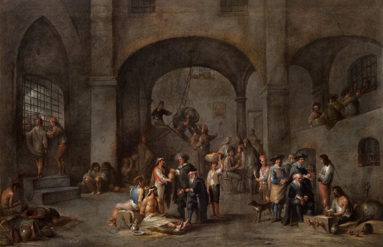 To Visit the Imprisoned by Cornelis de Wael