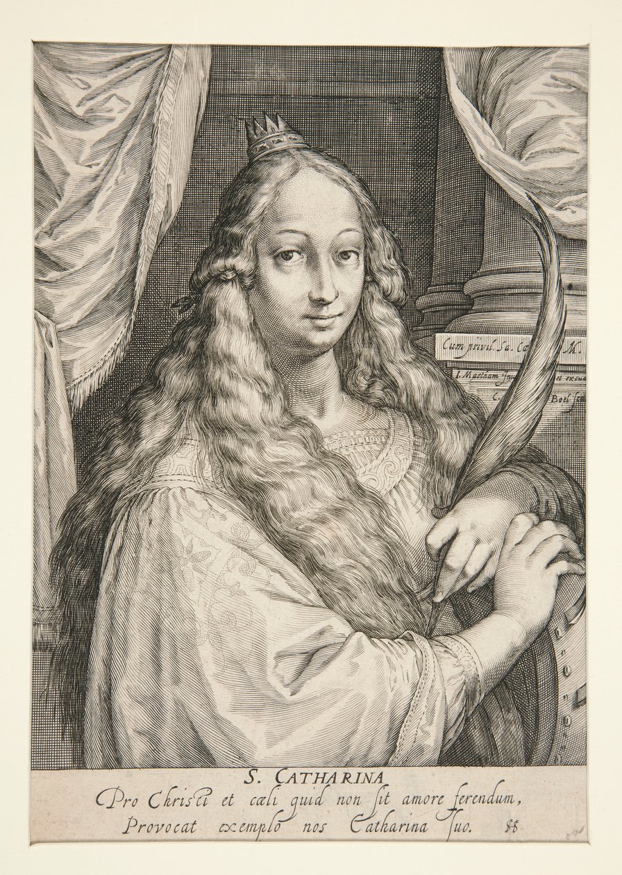 Saint Catherine of Alexandria by Cornelis Boel