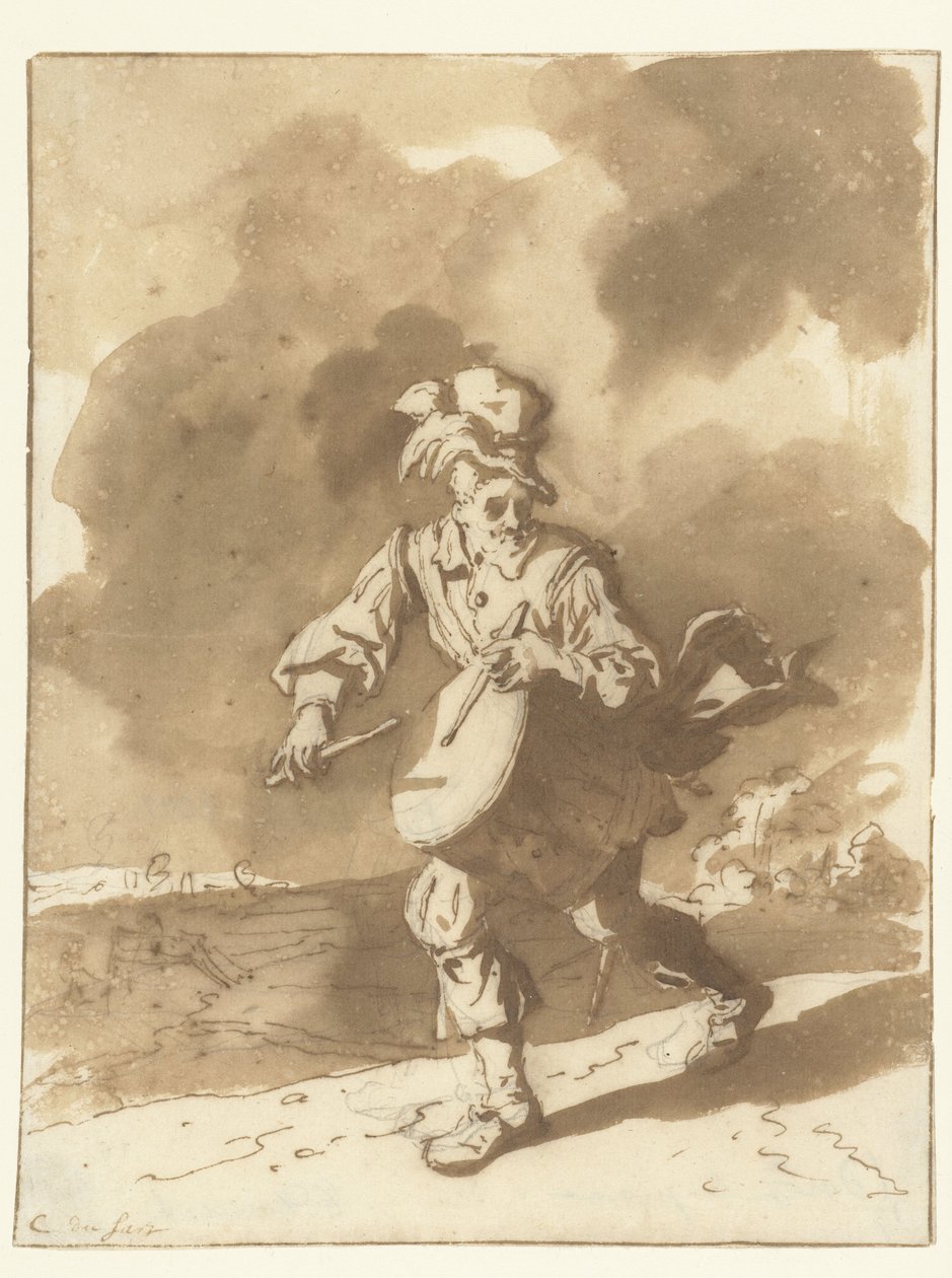 The Drummer by Cornelis Dusart