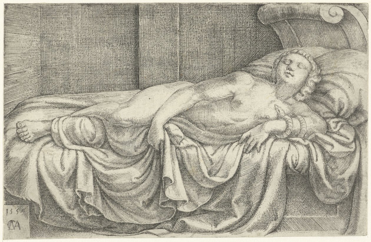Death of Cleopatra by Cornelis Massijs