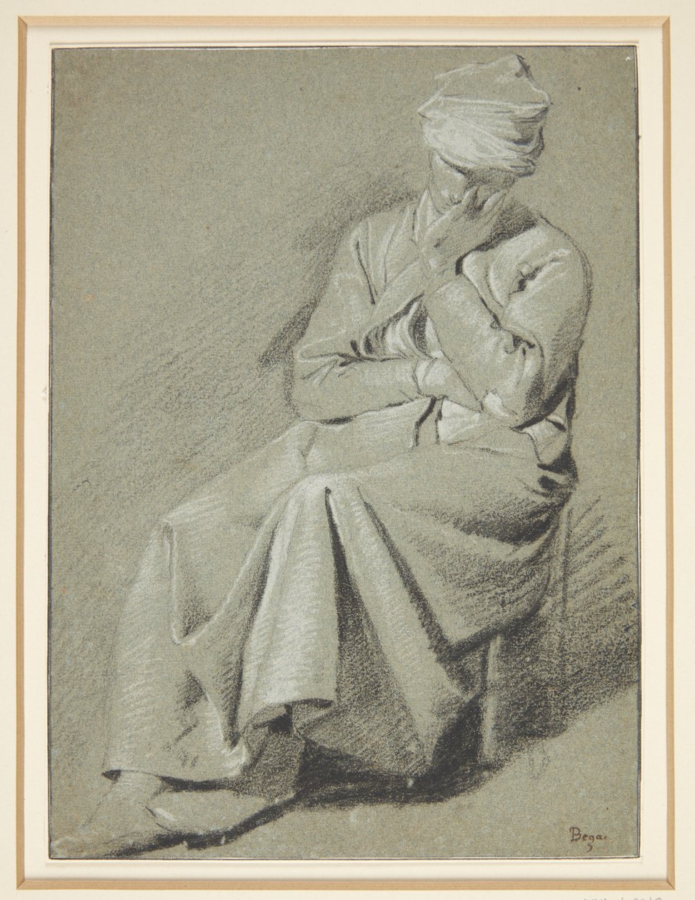 Seated Woman by Cornelis Pietersz Bega