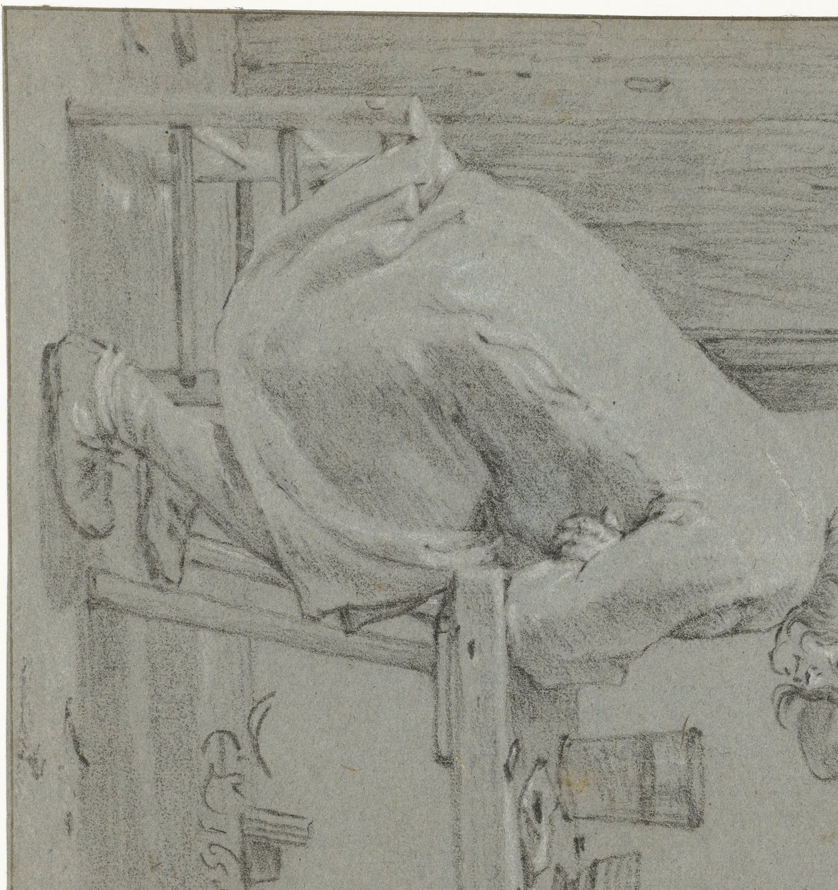 Man Sitting at a Table by Cornelis Saftleven