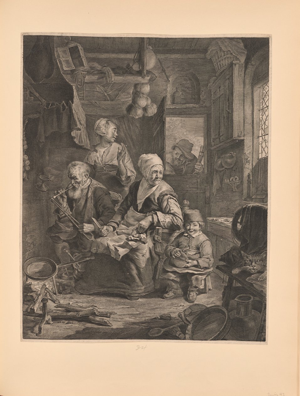 The Pancake Woman by Cornelis Visscher