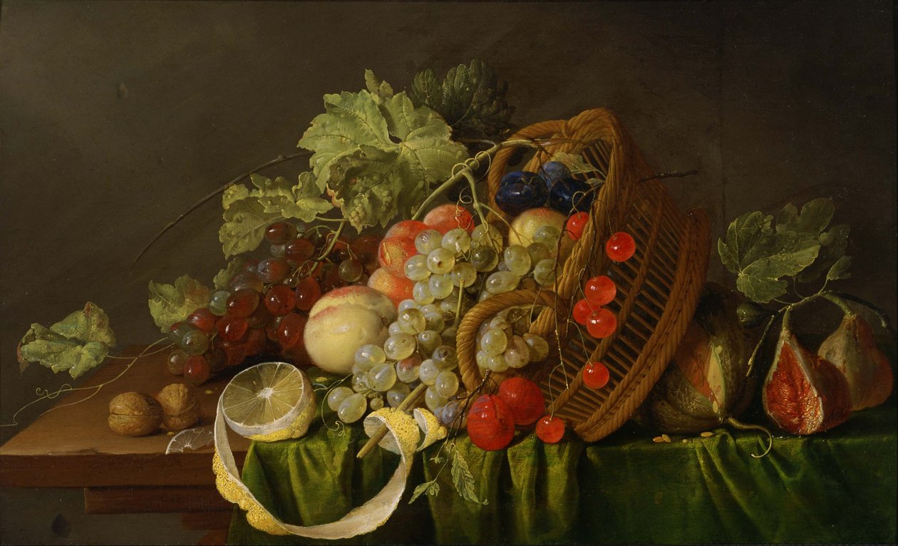 Still Life with Fruit Cage by Cornelis de Heem