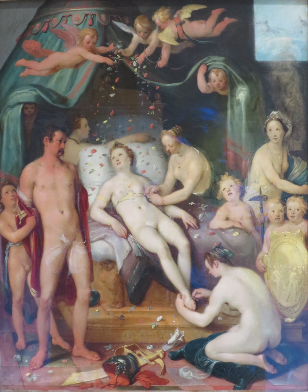 Mars and Venus by Cornelis van Haarlem