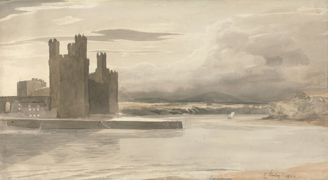 Carnarvon by Cornelius Varley