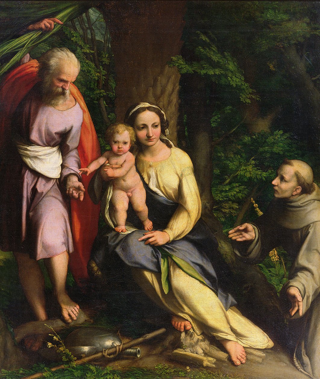 Rest on the Flight into Egypt, c.1515 by Antonio da Correggio
