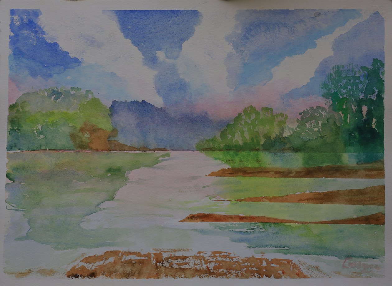 River, Dittsham, Devon by Cosima Duggal