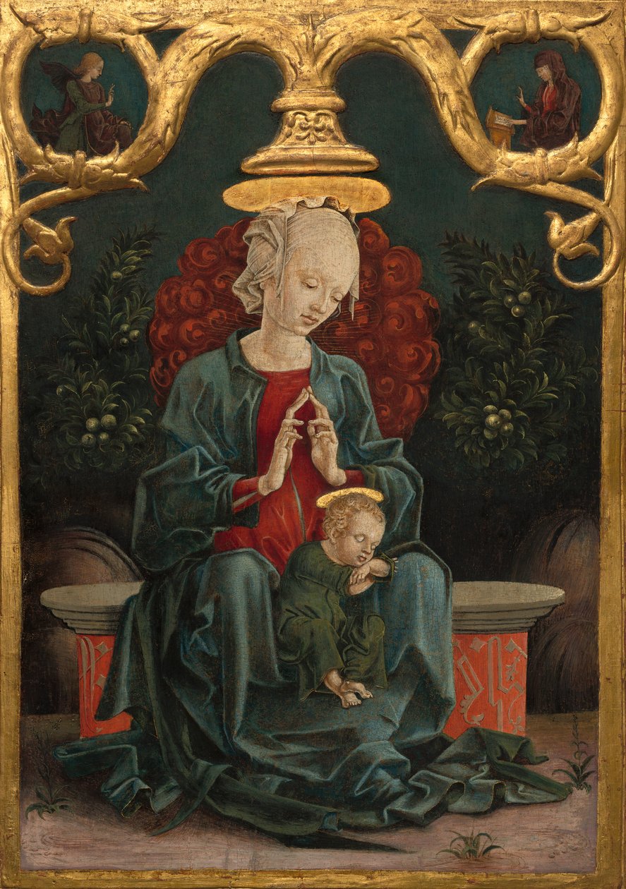 Madonna and Child in a Garden, c.1460-70 by Cosimo Tura