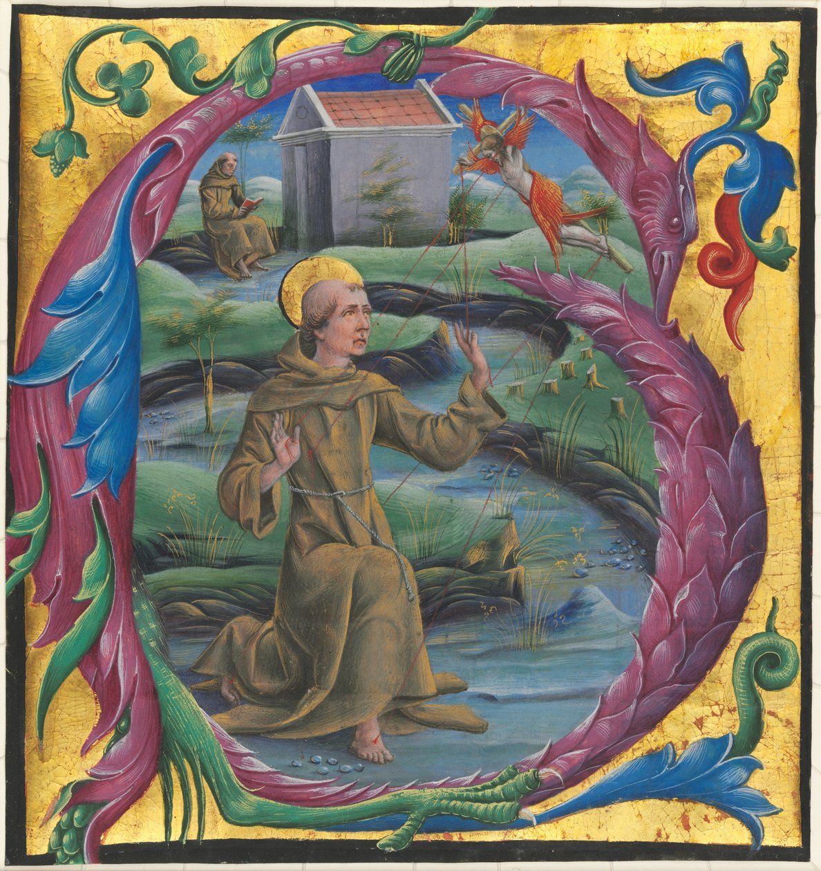 Saint Francis Receiving the Stigmata by Cosmè Tura