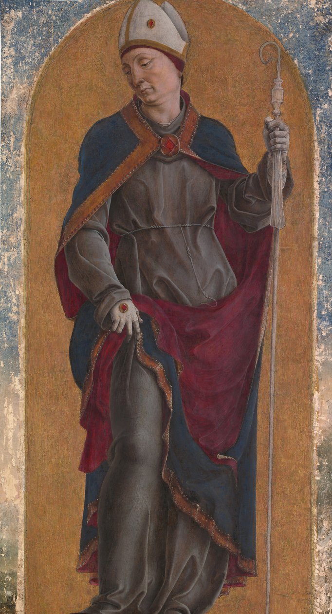 Saint Louis of Toulouse by Cosmè Tura