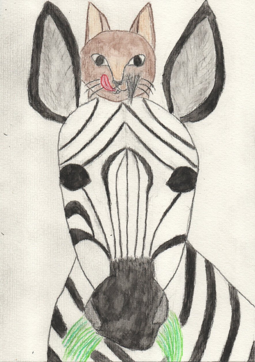 My Friend the Zebra by Crazy Artist