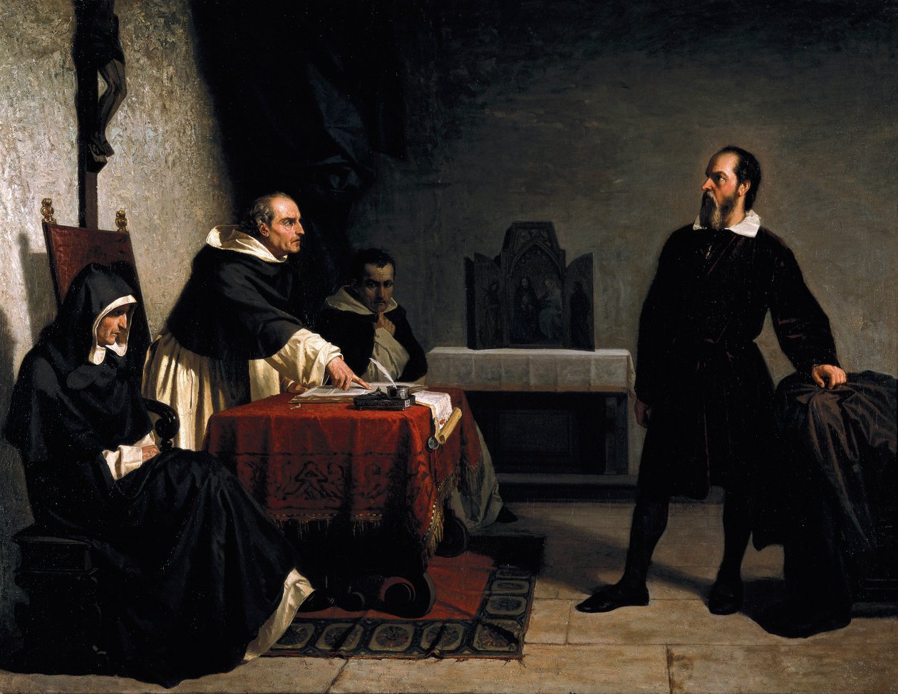 Galileo Before the Roman Inquisition by Cristiano Banti