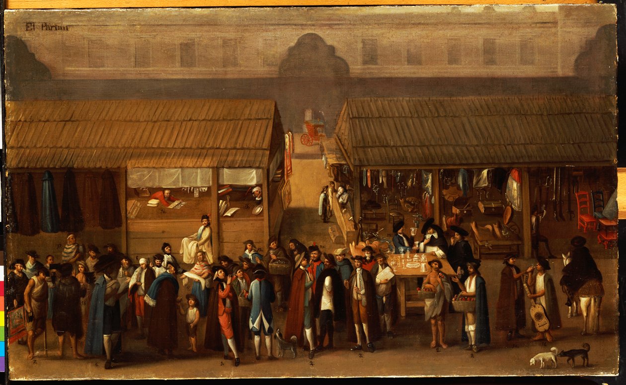 El Parian by Cristobal de Villalpando