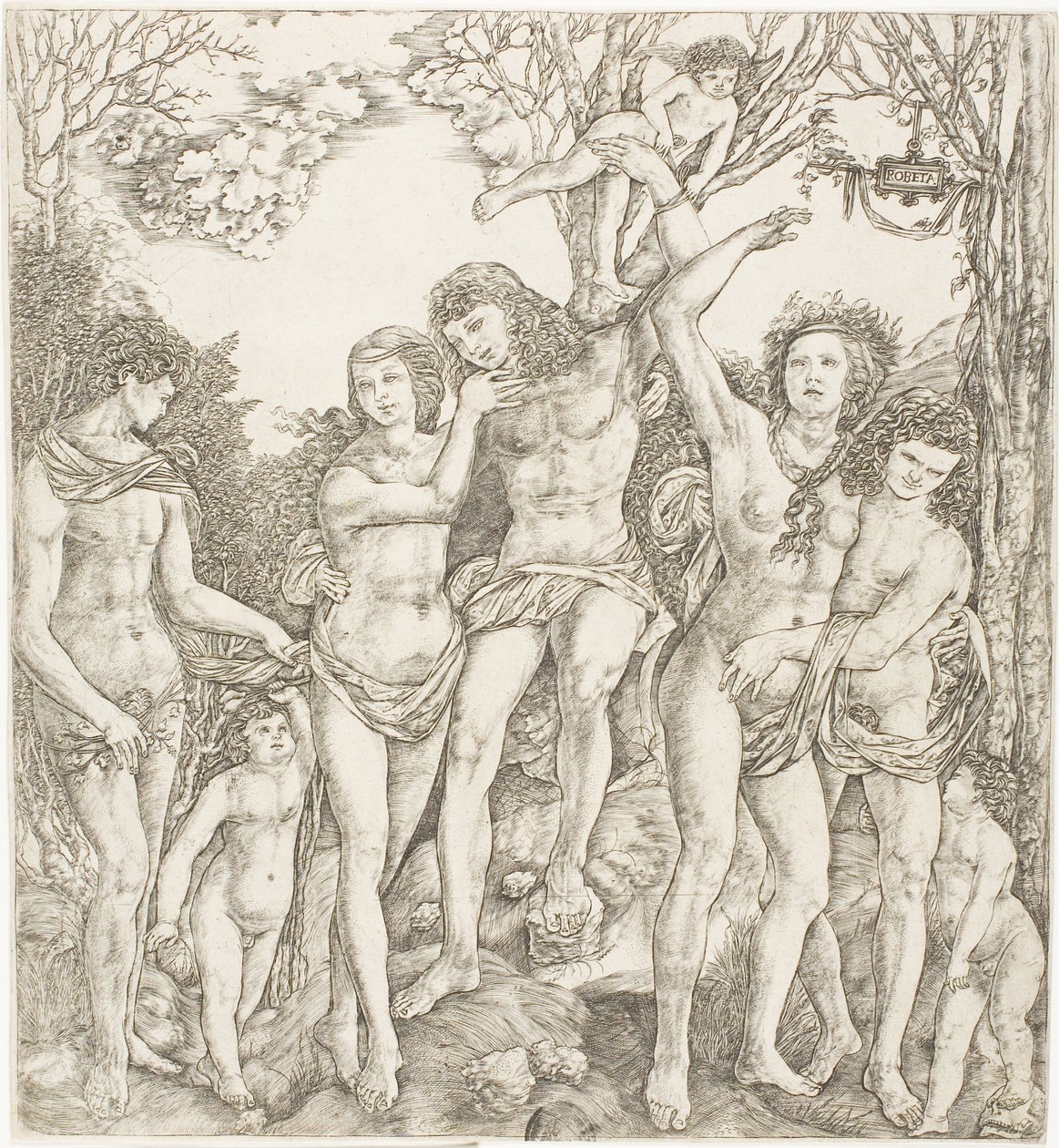 Allegory of Carnal Love by Cristofano Robetta