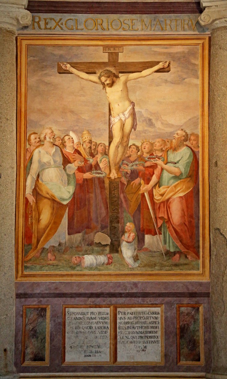 The Crucifixion by Cristoforo and Tempesta, Antonio Roncalli