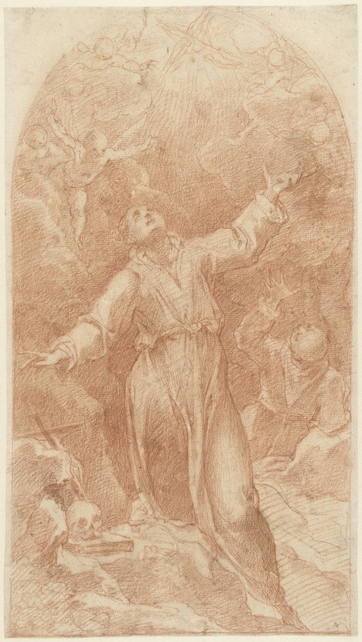 Stigmatization of Francis of Assisi by Cristoforo Pomarancio