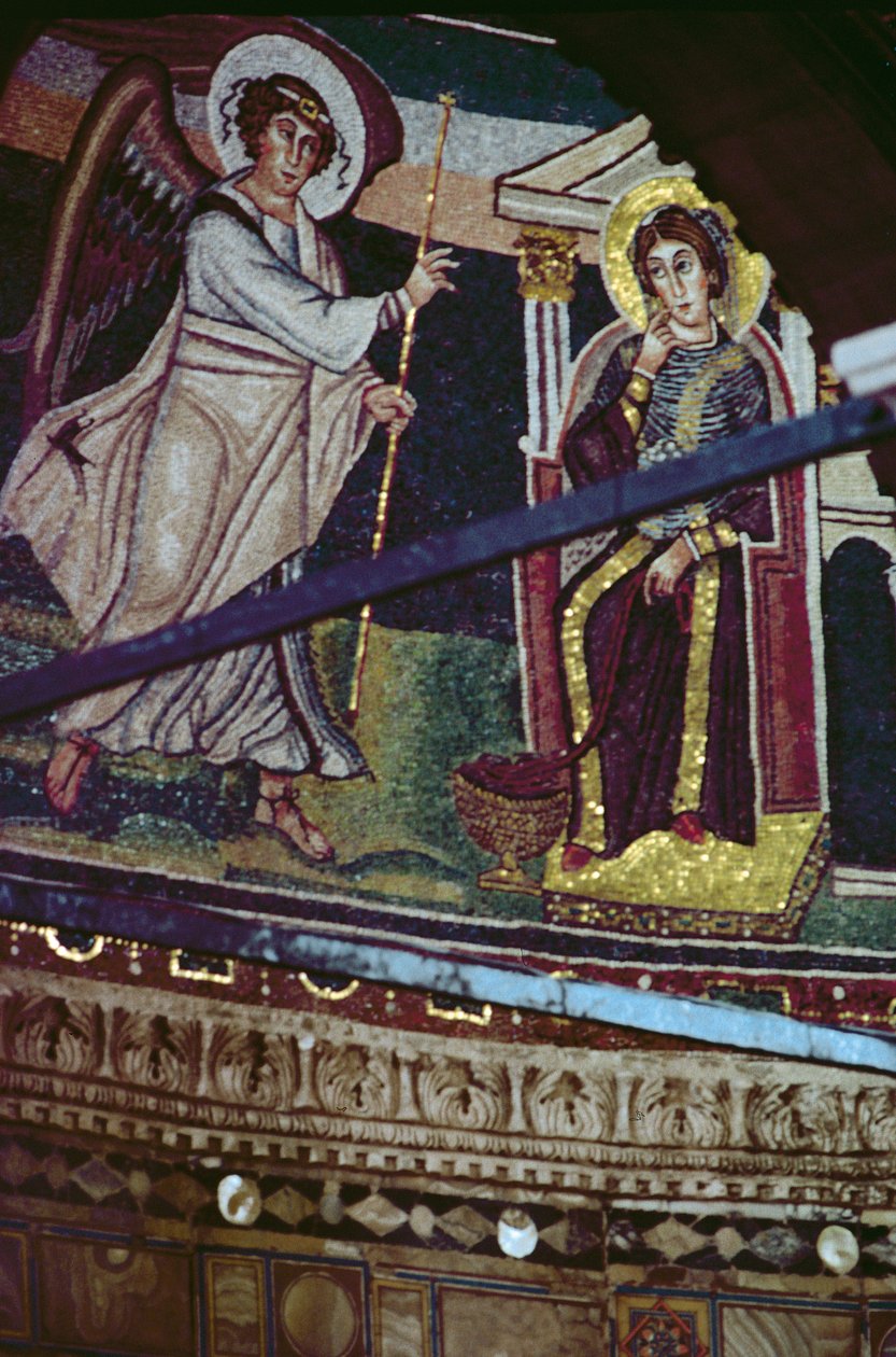 The Annunciation (mosaic) by Croatian School