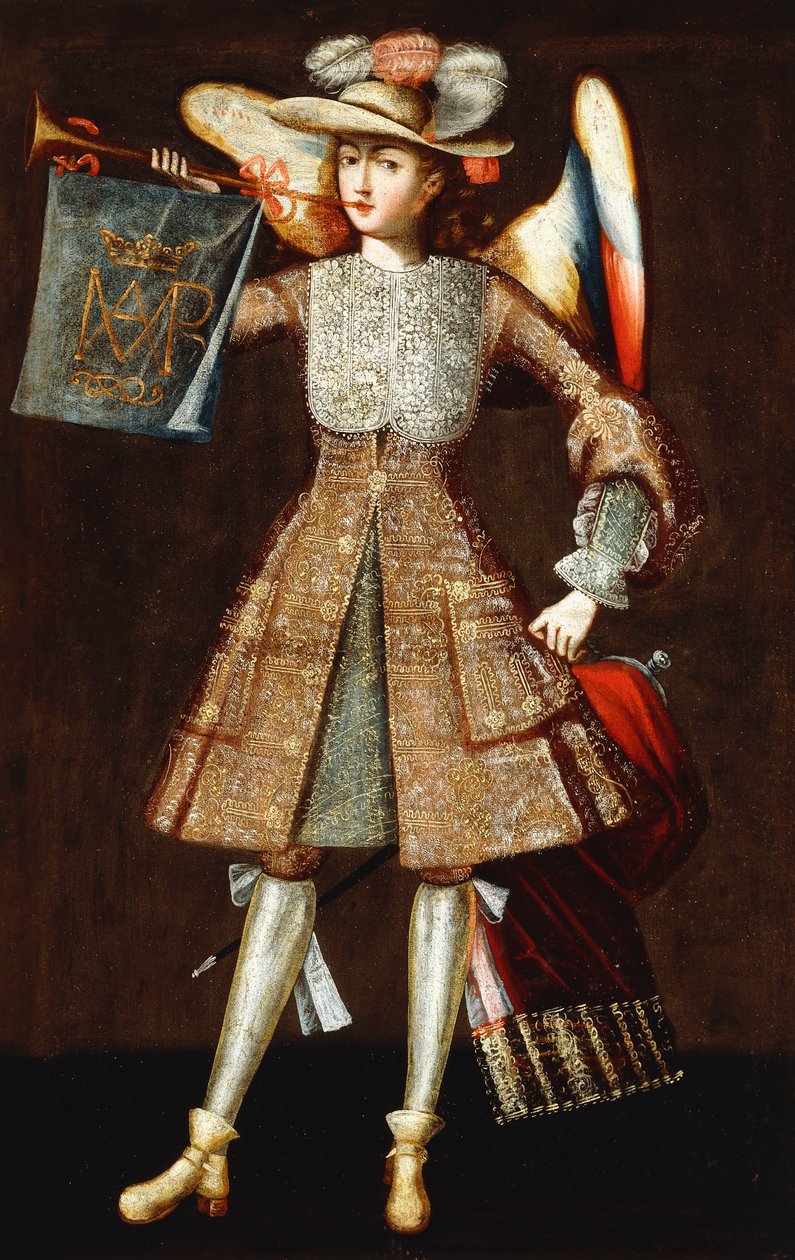 Archangel with Trumpet by Cuzco School