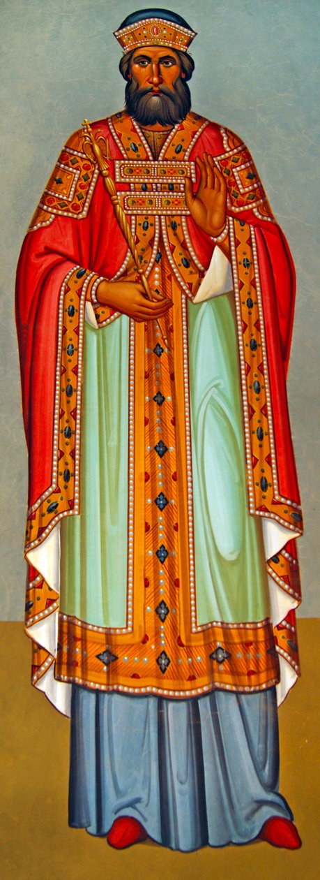 A Cypriot Priest in Ceremonial Robes, Cyprus by Cypriot