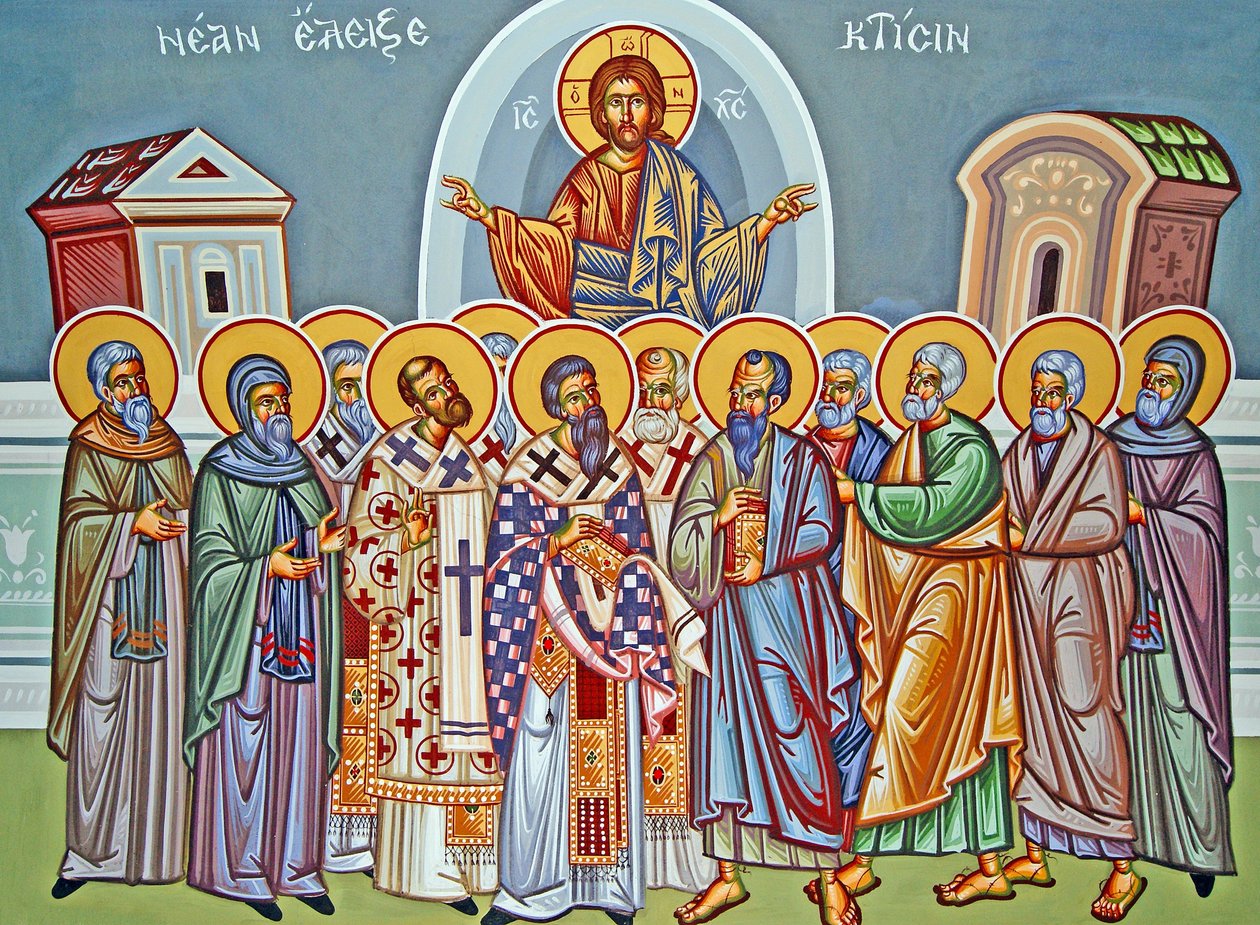 Jesus Christ and his Twelve Apostles, Cyprus by Cypriot