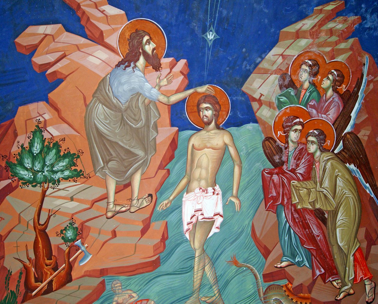 The Baptism of Jesus, Cyprus by Cypriot
