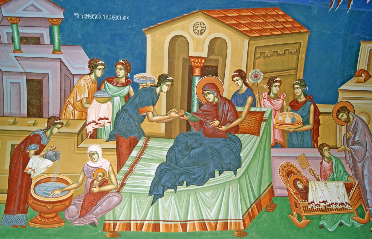 The Birth of the Virgin, Cyprus by Cypriot
