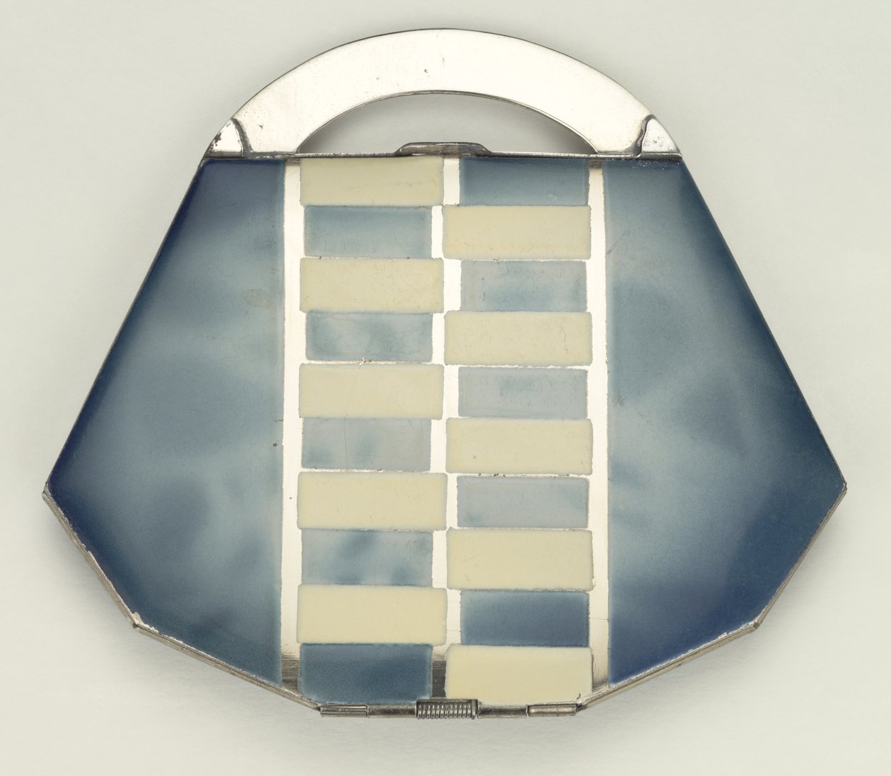 Princess Handbag Powder Compact, Czech, 1930s by Czech School