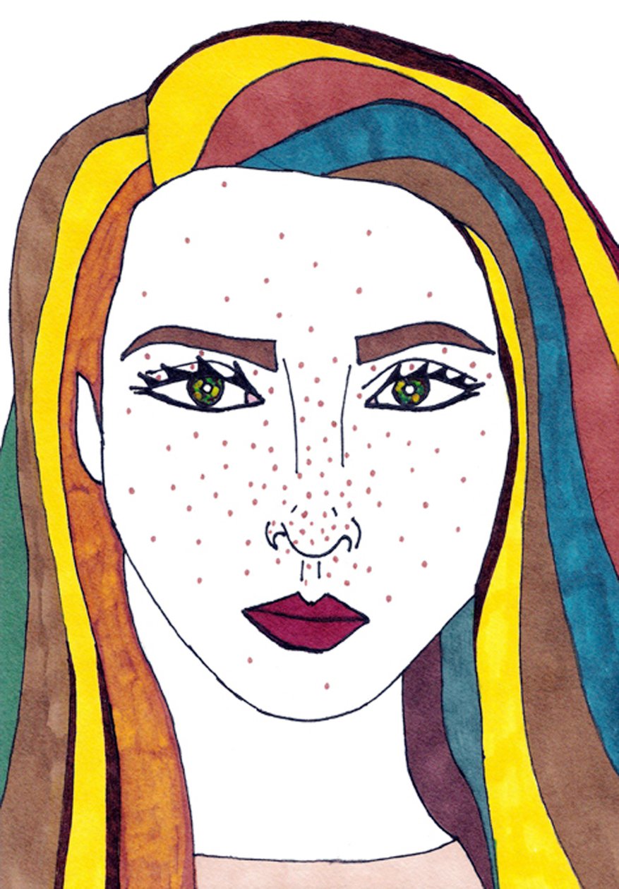 Self Portrait by Daisy de Villeneuve